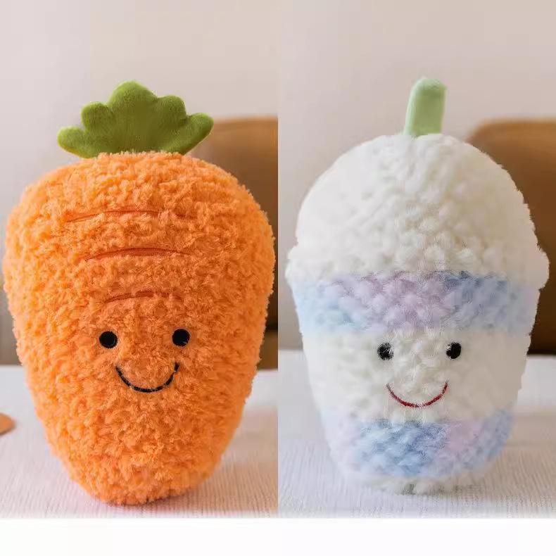 Fruit Series Plush Toys: Pineapple, Strawberry, and Watermelon Dolls for Wedding Toss
