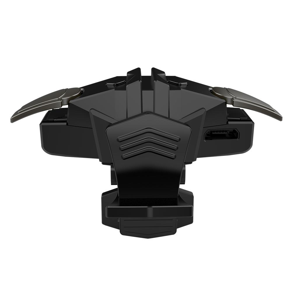 RGB Mechanical Pulse 4 Finger Game Controller Gamepad Sensitive Gaming Aim Shooting Triggers Joystick Key Button for PUBG Mobile