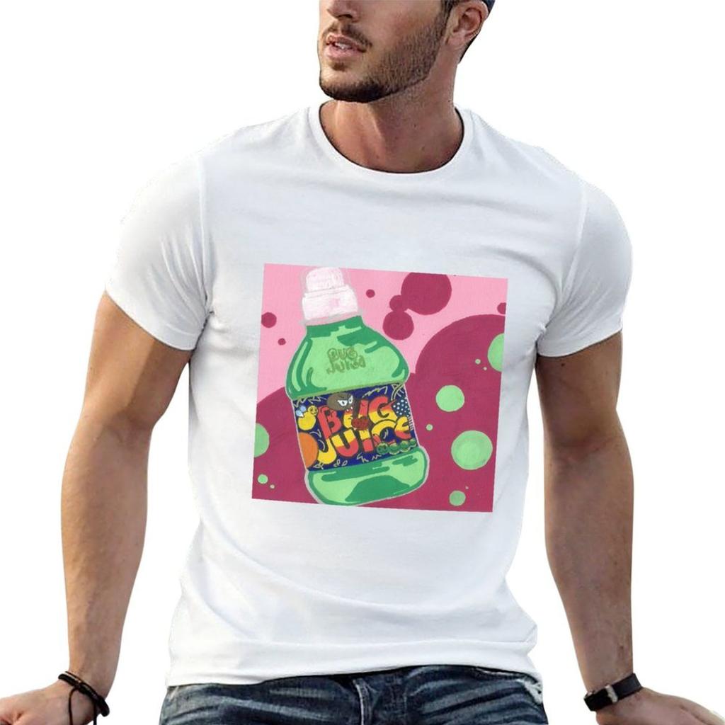 Nostalgisches Saft-T-Shirt Übergröße Sommer Freizeit-T-Shirt