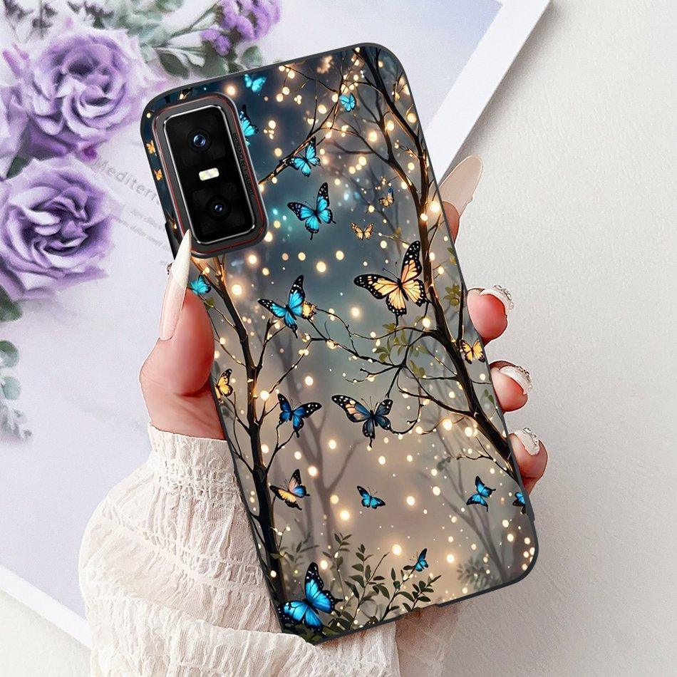 For Infinix GT 30 Pro X6873 2025 Elegant Floral Butterfly Phone Case For Infinix GT30 Pro 5G Soft Silicone TPU Cases