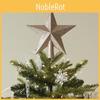 Tree Christmas Topper Star With Glitter Finish And European Style Celebrate For