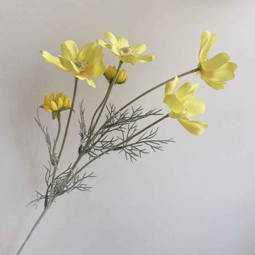 Artificial Coreopsis Cosmos Silk Flowers for Home & Wedding Decoration