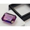 Amethyst Purple Color Emerald Cut 11-12 Ct Beautiful Certified Loose Gemstone