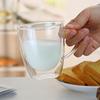 Chaxun 550ml Heat-Resistant Double-Wall Glass Mug with Handle
