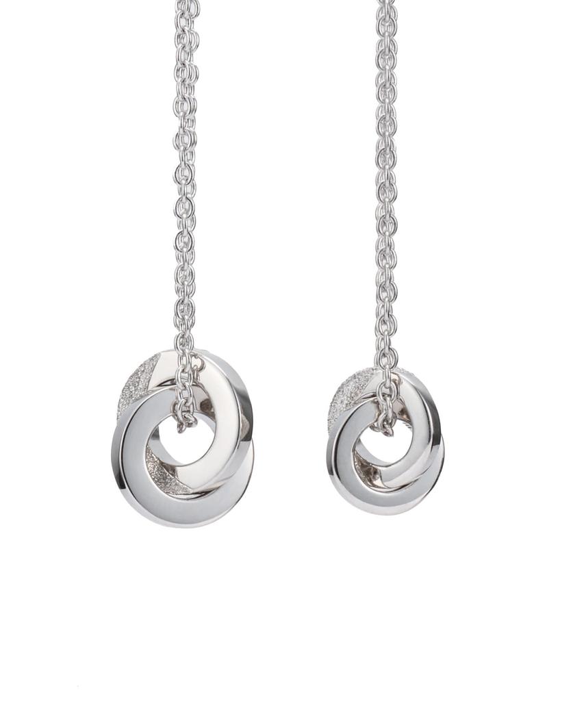 Lionheart "SAND" Double Ring Pair Necklace / Silver 925
