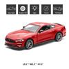 1/34 skala Ford Mustang GT 2018 Modell Auto Diecast Spielzeug Fahrzeug Kind Geschenk Sammlung