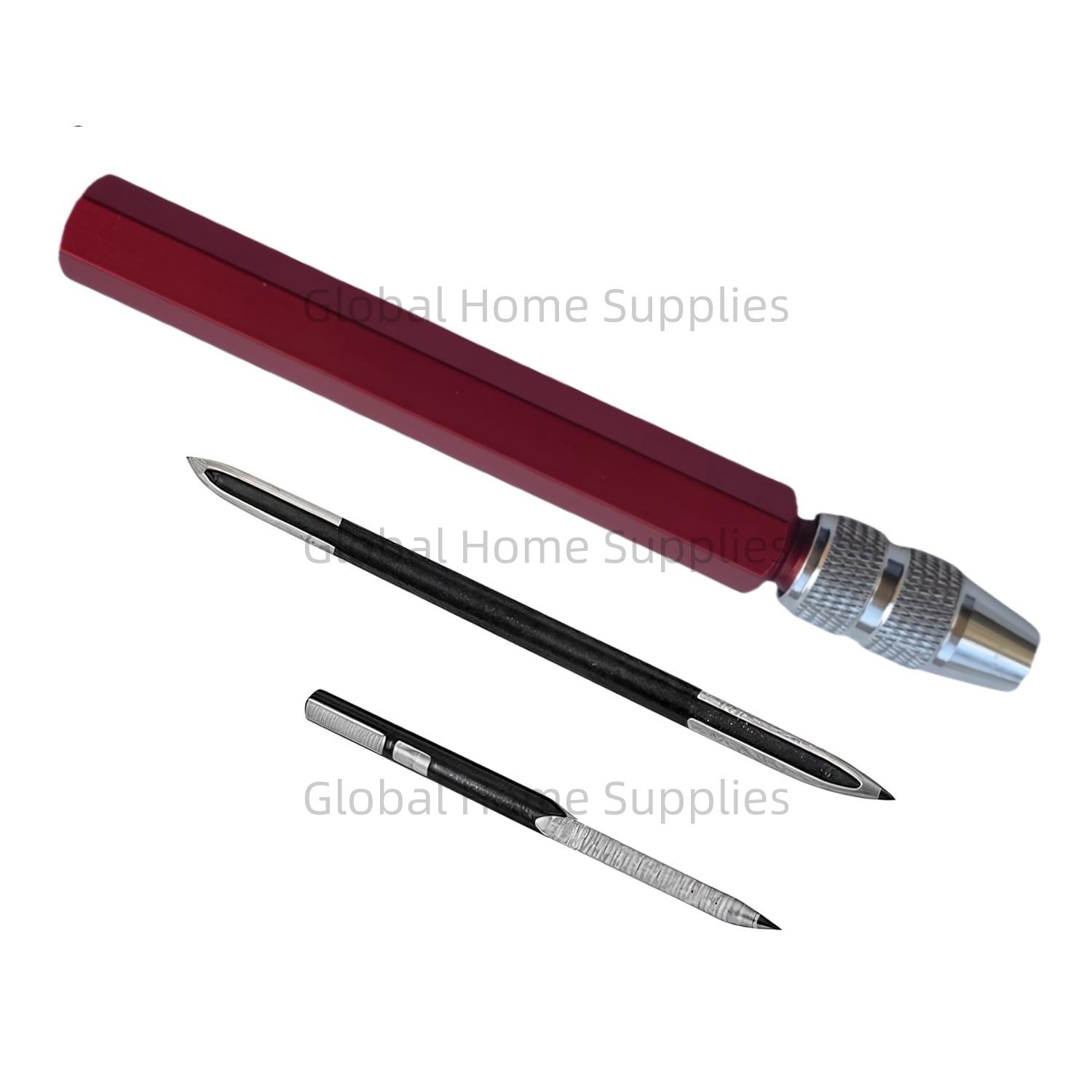 

SC1300 Trimmer Pencil Scraper Deburring Tool with 2 Adjustable Trimming Blades BD5010 BT8001 Reamer Fabrication Reaming Removal красный