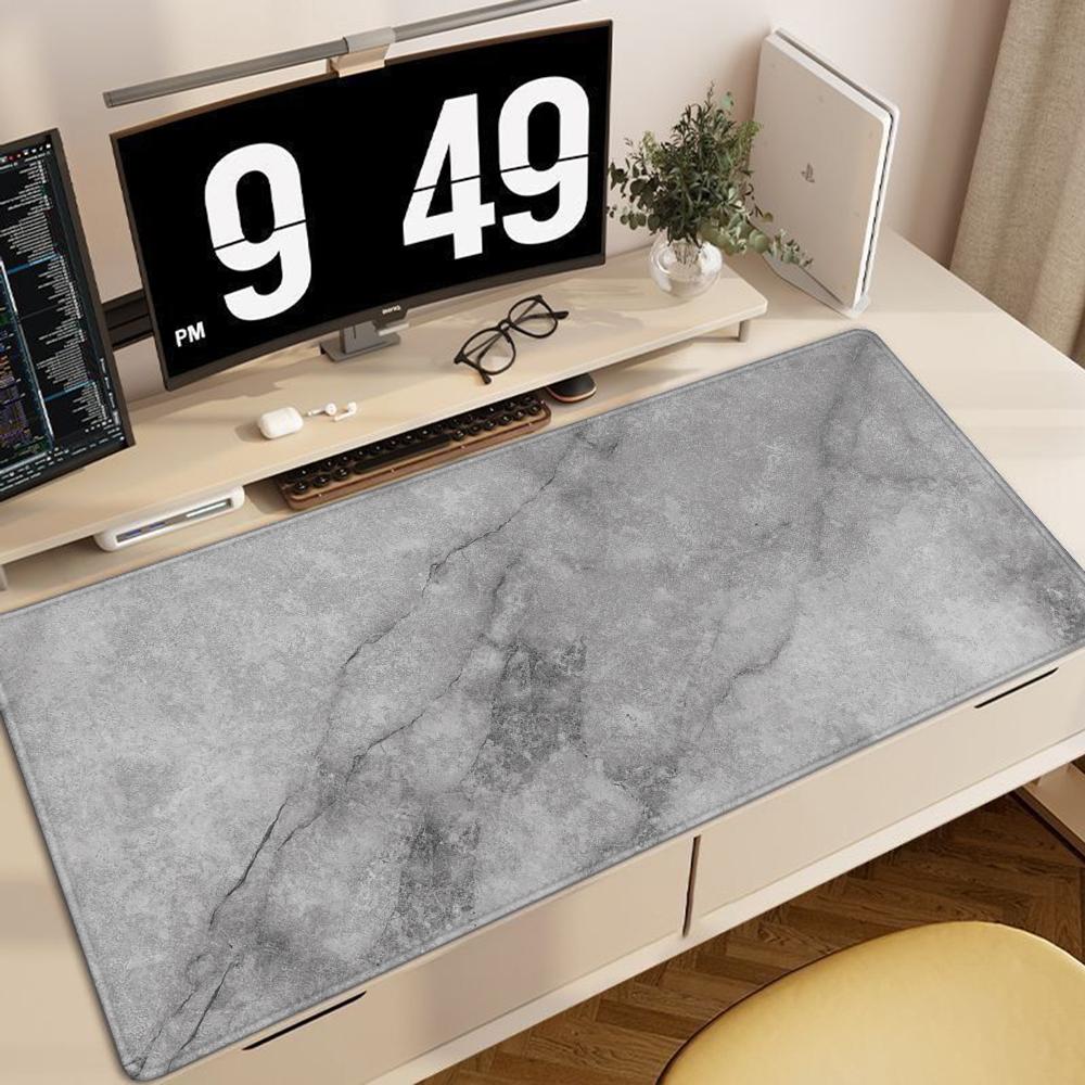 Gray series mouse pad cm overlocked Large size mousepad xxl Black desktop keyboard table pad gray series gaming desk mat
