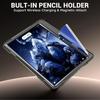 For Samsung Galaxy Tab S12+ 12.4 2026 Protective Cover, Heavy Duty Shockproof Case Stand/Hand Strap/Carrying Shoulder Strap