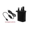 EU/US/UK Plug Type C Power Adapter 1m Cable ON OFF for Pi 3B Split Type 100-240V Input Power Supply