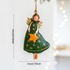 Amerikanischer Landhaus Retro Alter Eisen Weihnachtsengel Mädchen Dekoration Anhänger Weihnachtsbaumschmuck
