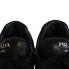 Prada 1E136N Triangle Logo, Triangle, Lace-up, Platform Sole Leather Downtown Sneakers Black Leather Women Used