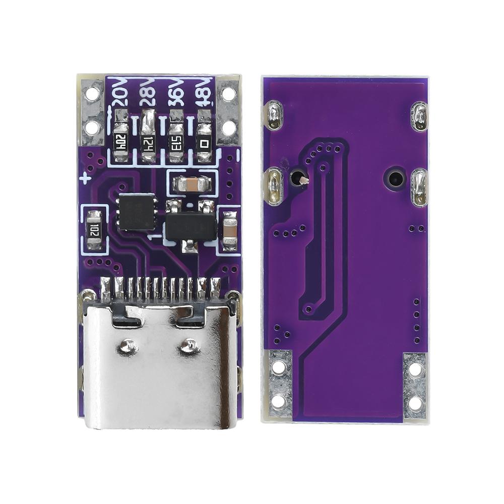 Type C PD3.1 PD3.0 QC3.0 Fast Charging Decoy Trigger 9V 12V 20V 28V 36V 48V DC Adjustable Voltage Power Module