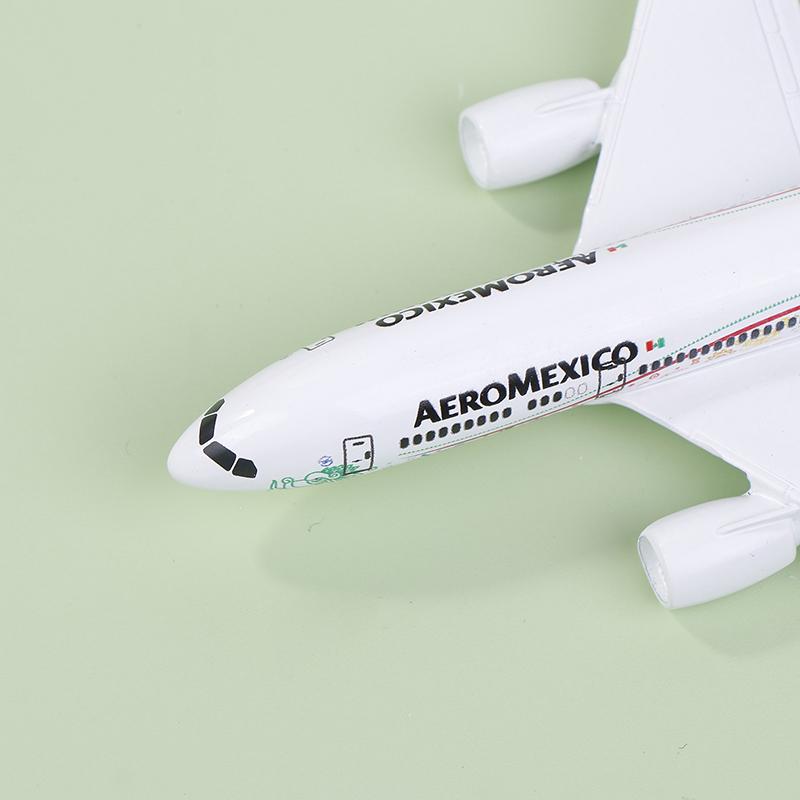 16 cm, Maßstab 1/400, Metalllegierung, mexikanische Air Aeromexico B787 Airlines-Flugzeugmodell, Boeing 787 Airways-Flugzeugmodell, Druckgussflugzeug