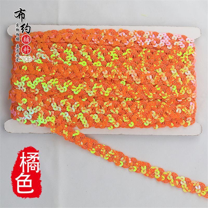 1.5cm Sequin Lace Accessory Sequines Strip Clothing Stage Performance DIY Handmade Decorative Ribbons Strip