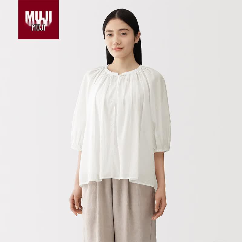 

MUJI Strong Twist Short Sleeve Blouse M