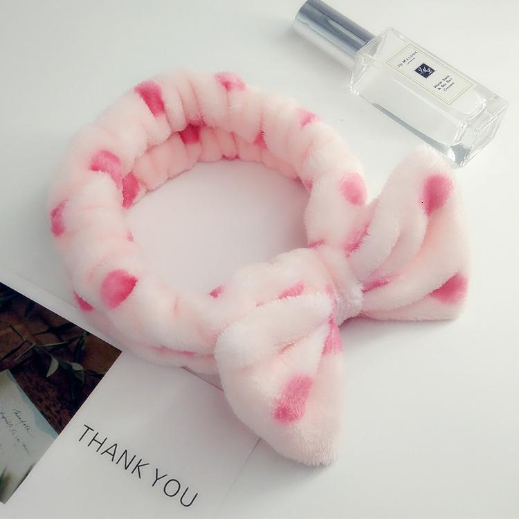 Cute Coral Fleece Soft Bow Headbands For Women Girls Fashion Bath Hair Holder Hairbands Hair Bands Headwear Hair Accessories
