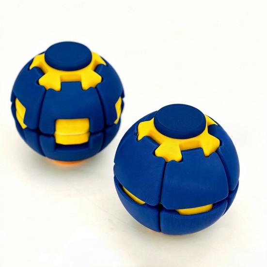 3d Printed Press Ball Toy Stress Anxiety Relief Fidget Spinner for Kids Adults Push