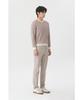 BRENTWOOD [Washable] Knitted Striped Round Neck Sweater Brwas26351Wix