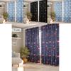 Modern Blackout Window Curtain With Nordic Sunshade Design And Easy Hooks