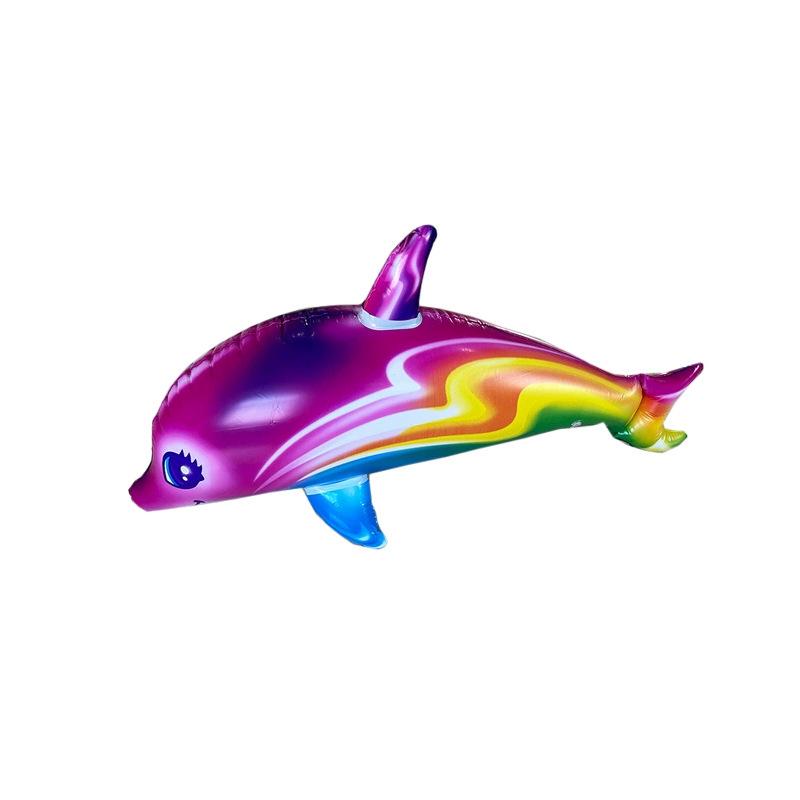 Eco-Friendly Inflatable Dolphin Water Toy for Kids Aged 3-6