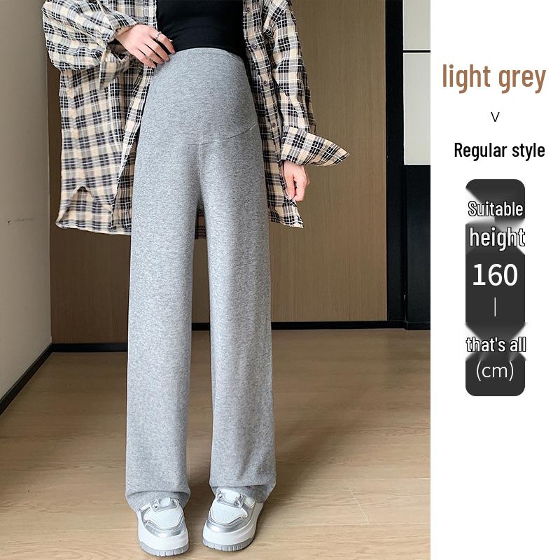 

Maternity 2025 Autumn/Winter Wide-Leg Glutinous Rice Pants – Two Inseam Options, Wearable Before and After Pregnancy XL