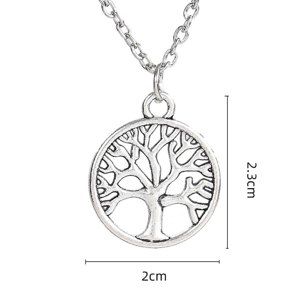 New Retro Life Tree Pendant Necklace For Men Women Gifts Europe America Personality Peace Jewelry 50cm античный серебряного