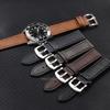 20mm 22mm Vintage Retro Calfskin Leather Watch Band Quick Release Straps Men Women Bracelets Belt Universal Watch Accessories