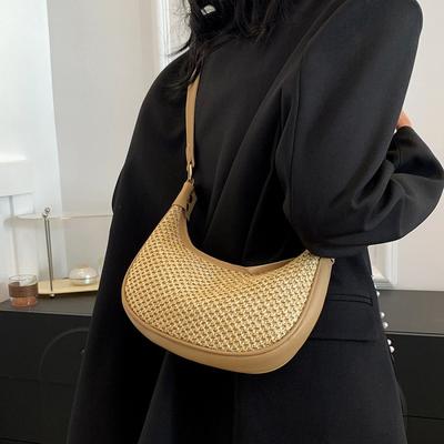 Nouveau Sac Hobo Bandoulière Tissé pour la Mode Féminine de Niche Sac à Épaule Unique Sacs à Main et Sacs à Main Célèbres sur Internet