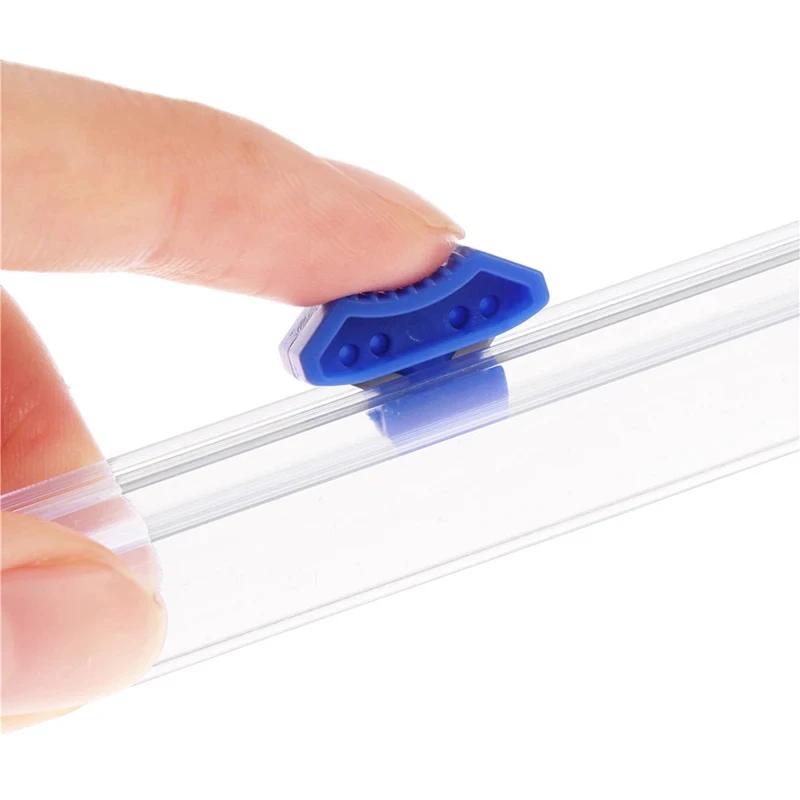 3 adet Ev Plastik Sarma Dağıtıcıları ve Folyo Film Kesici Gıda Sarılmak Film Kesici Streç Tite Plastik Sarma Dağıtıcı Kesme ile