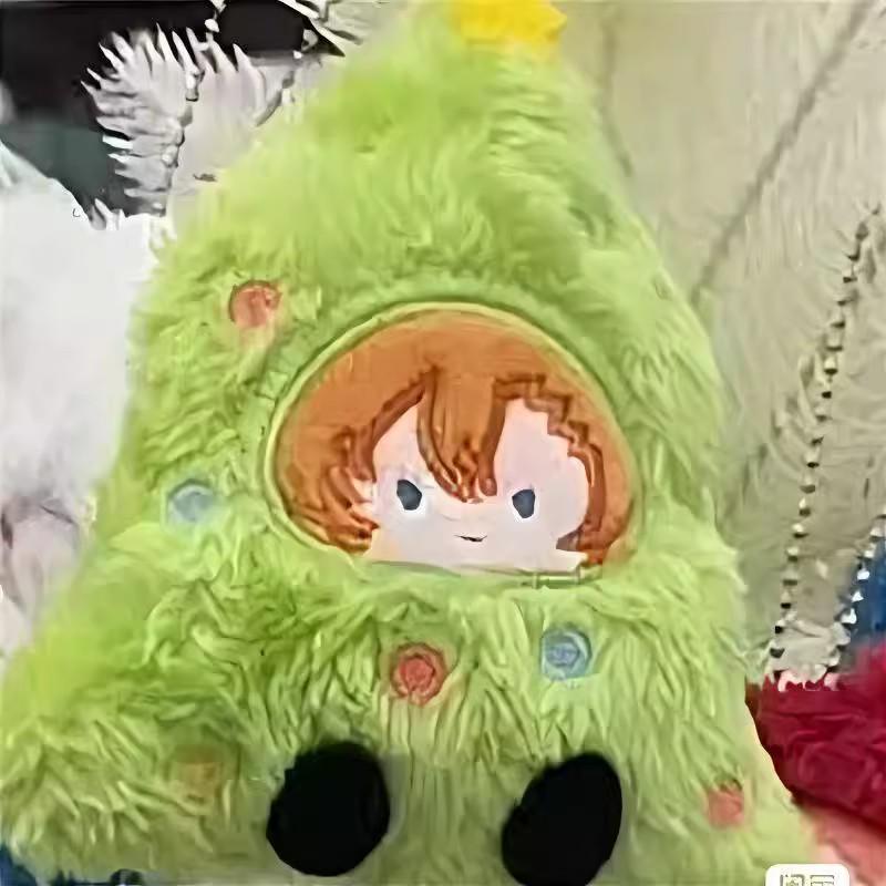 Bungo Stray Dogs Christmas Tree Plush Pendant - 10cm Cotton Doll, Super Cute Christmas Gift