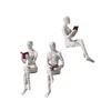 Reading Woman Resin Figurine - Creative Bookshelf and Home Study Decoration Ornament