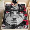 Itachi Uchiha Indoor Relax Printed Flannel Blanket, Warm Daily Cover for Bedroom, Furniture Use and Outdoor Picnic.-TING