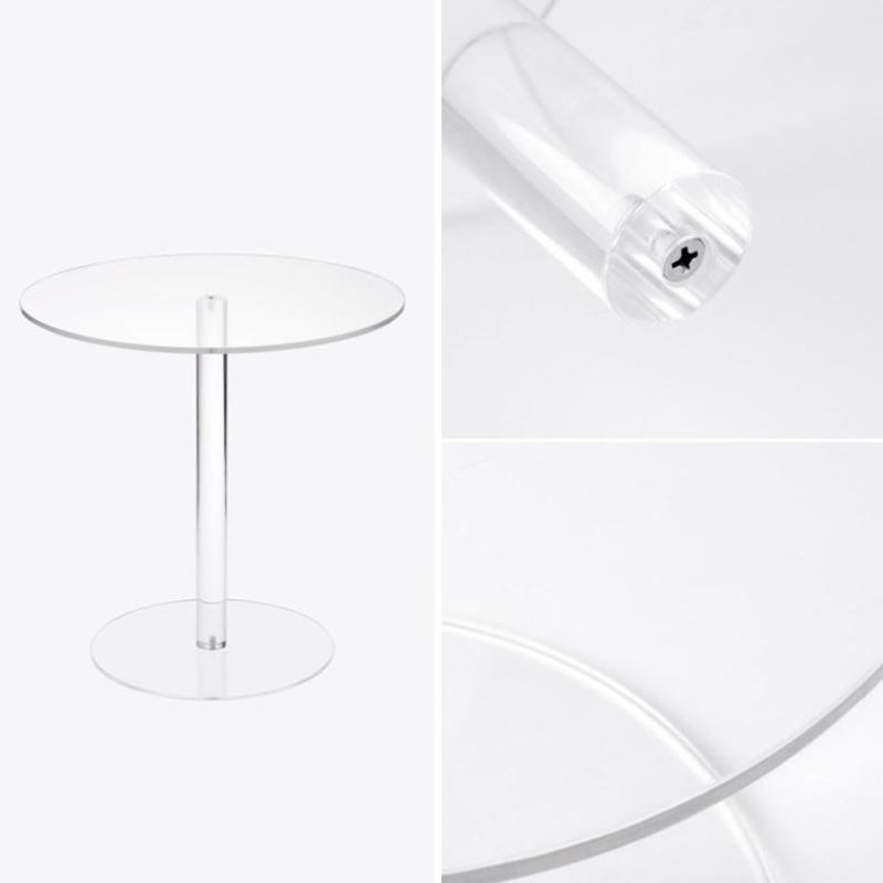 Transparent Acrylic Round Cake Stand For Desserts, Cupcake Rack, Pastry Candy Display Stand For Wedding, Event, Birthday Party