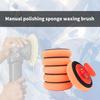 Polishing Pad Polishing Foam Car Wax Applicator Pad Car Beauty Wax Sponge Polisher Detailing Buffing Pads Hand Polisher