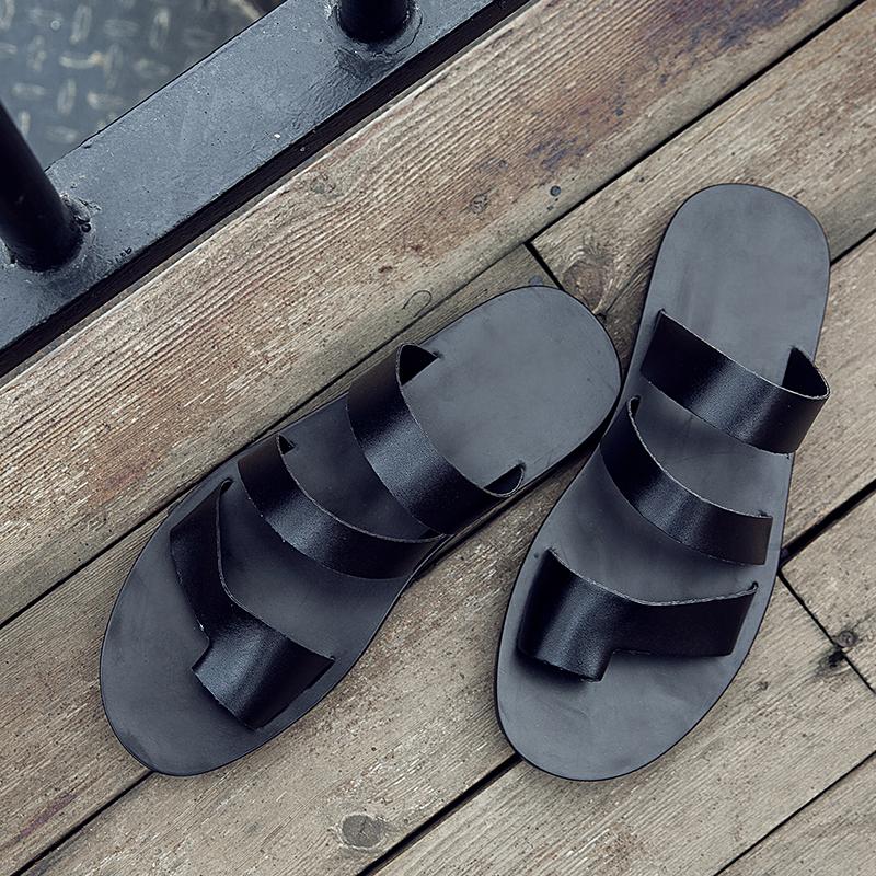 High Quality New Men's Outdoor Sandals Flat Comfortable Simple Trendy Beach Fishing Shoes Wear-resistant Soles Breathable Summer