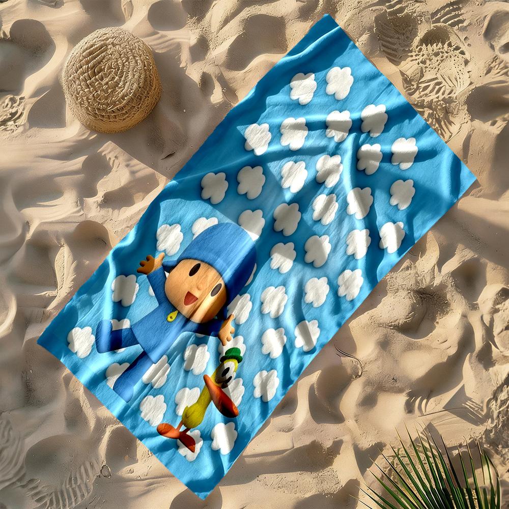 Pocoyo Beach Towel High Absorbency & Quick-Dry Comfortable Lightweight