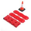 Plastic RC Car Roadblock Sand Ladder Recovery Board Simulation Fuel Tank for Axial SCX10Red Orange