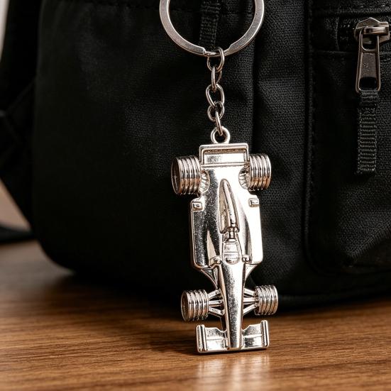 Creative Racing Keychain Race Car Pendant Keychains for Car Keys Purse Handbag Backpack Travel Bag Cool Keychains Gifts for Men Friends Teacher Car