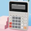Portable 12 Digit Desktop Calculator Clear Clear Display For Accurate Financial And Office Use