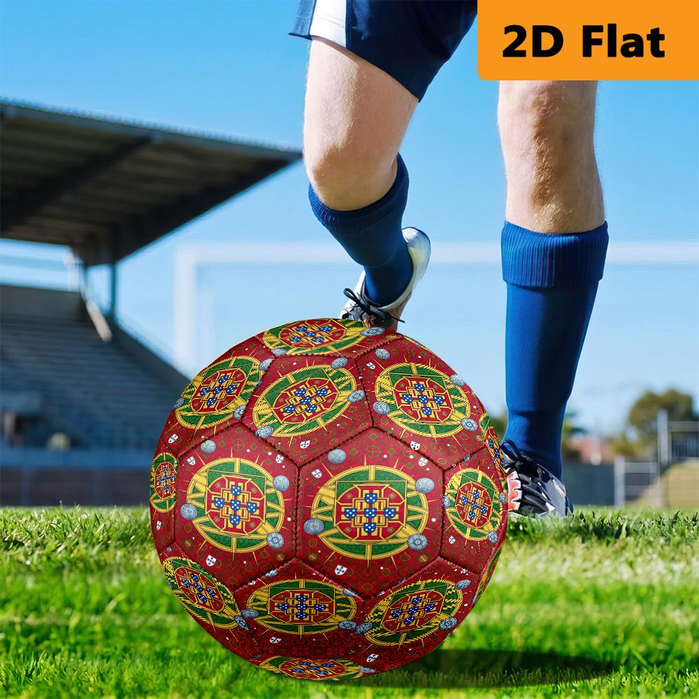 Royal Emblem Design Soccer Ball Suitable for Both Training and Competition Wear-resistant and Slip-resistant No. 5 Football Outdoor Sports