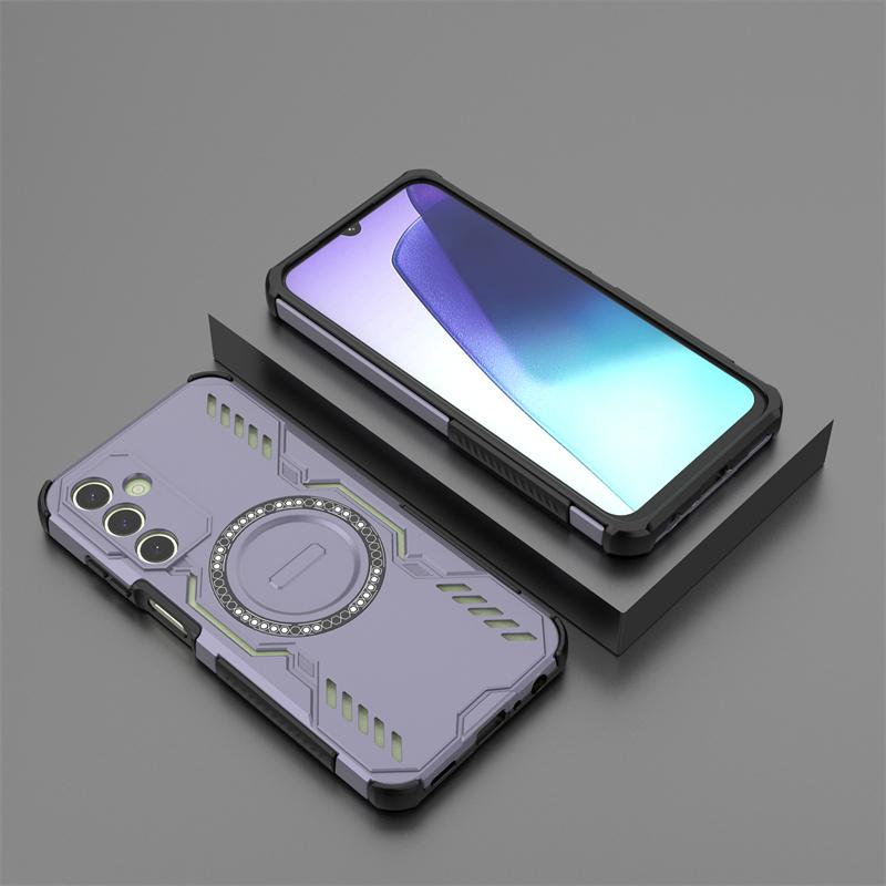 For Samsung Galaxy A25 5G Case For Samsung A25 5G Anti-knock Magnetic Adsorption Wireless Charge Cover For Samsung A25 5G Case