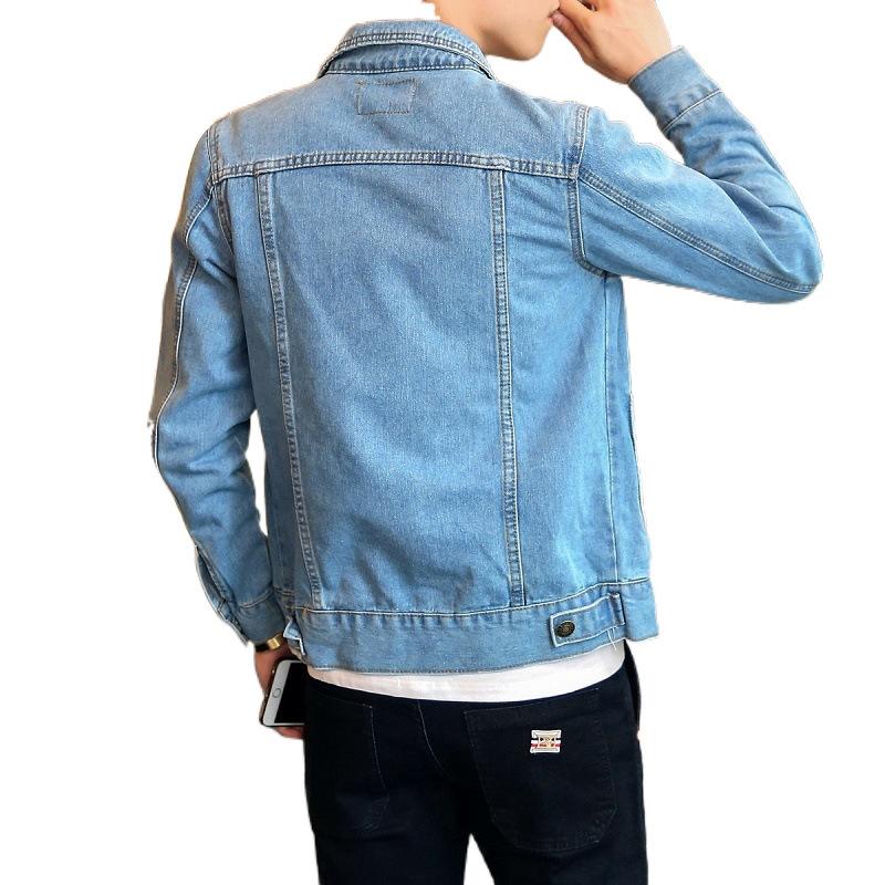 New Jacket, Youth Denim, Men's Korean Slim-fit Top