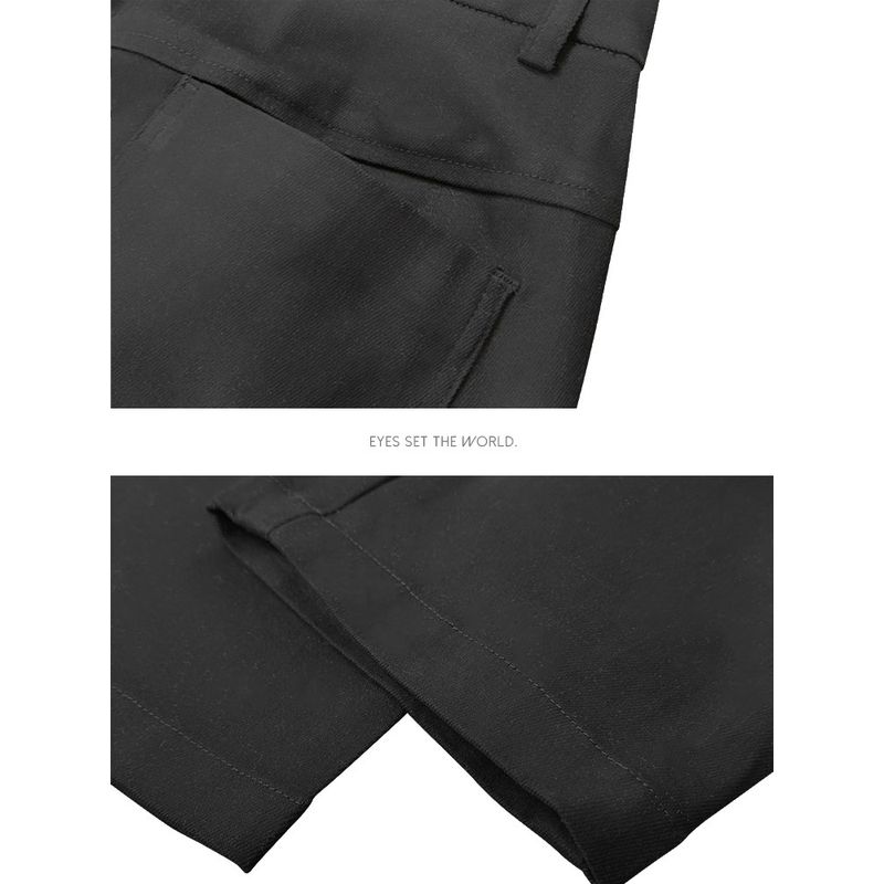 Menseye Men's Casual Pants, Business Casual, Slim Fit, Versatile, Slimming, Simple for Commuting