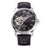 Orient Star RK-AT0007N Men's Automatic Watch, Semi-Skeleton, Mechanical, Made In Japan, with 2-Year Manufacturer's Warranty, Open Heart, Brown
