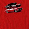 Chevrolet Unisex Adult 65 Corvair Mona Spyda Coupe Heather T-Shirt