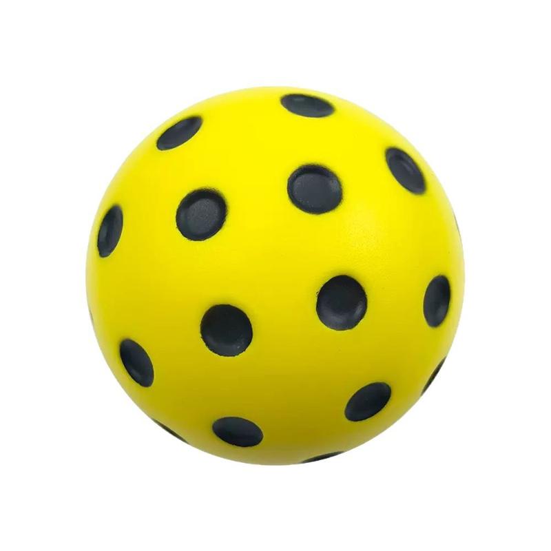 

1Pc Silent Pickleball Indoor Entertainment Silent Practice Ball Pu Foam High Bounce Resistance Not Disturbing People жёлтый