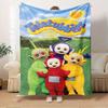 1pz Teletubbies, Amicizia, Coperta Stampata per Esterni Adatta a Tutte le Stagioni, Perfetta per Casa, Viaggio o Campeggio 299