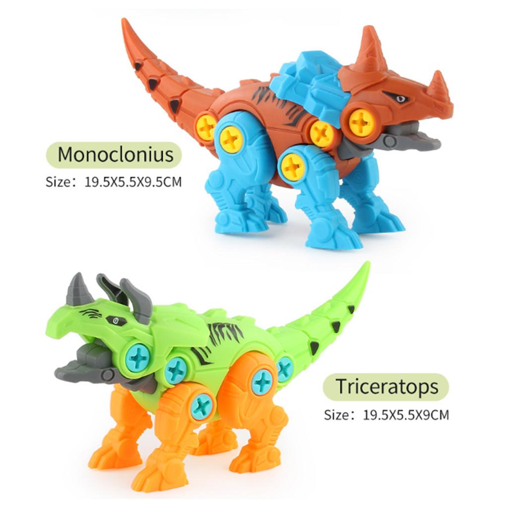 Kids Disassemble Dinosaur Set Flexible Improve Imagination Educational Dinosaur Blocks Toy