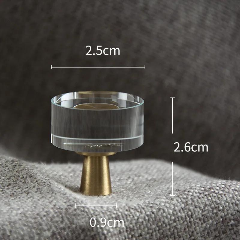 Мебельное стекло Латунная ручка Кухонная посуда Шкаф Ящик Ручка двери Мебельная фурнитура